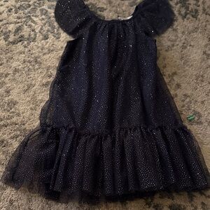 H&M Kids Formal Dress in Navy with Glitter